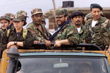 Members of the revolutionary Armed Forces of Colom