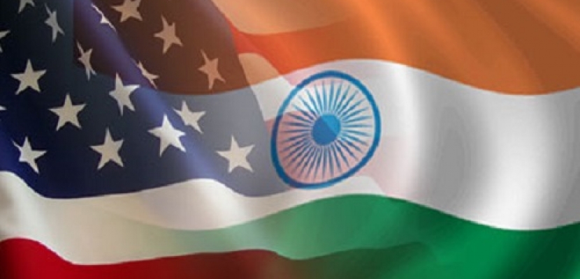 علم الهند والولايات المتحدة الاميركية