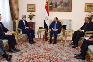 الرئيس المصري يستقبل وزير الخارجية الاميركية