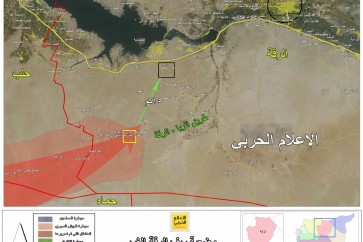 خريطة التقدم في الرقة