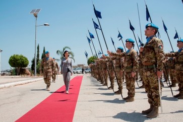 رئيس البرلمان الايطالي زارت كتيبة بلادها في اليونيفيل