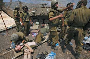 اصابة عدد من الجنود الصهاينة خلال عدوان تموز 2006
