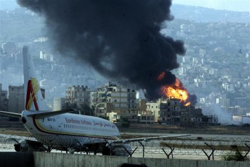 استهداف مطار بيروت في العدوان الاسرائيلي على لبنان في تموز 2006