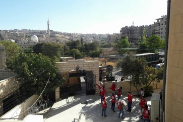 ادخال مساعدات انسانية إلى قدسيا في ريف دمشق