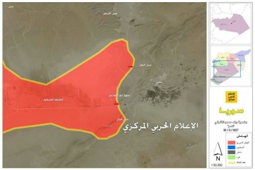 بالخريطة .. تقدم الجيش السوري باتجاه مدينة تدمر