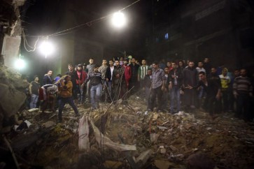 انهيار مبنى سكني في القاهرة