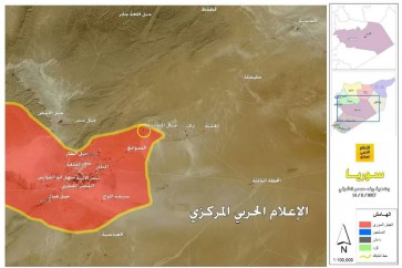 بالخريطة .. سيطرة الجيش السوري على جبل المستديرة شمال شرق #تدمر