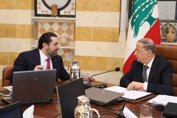 عون والحريري في جلسة الحكومة