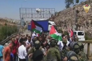 تظاهرات شعبية في فلسطين دعما للاسرى