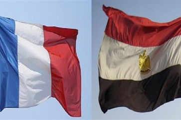 علم فرنسا ومصر
