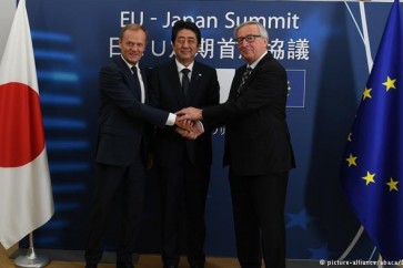 الاتحاد الاوروبي واليابان يبرمان اتفاق تجاري في مواجهة ترامب