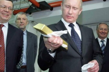 روسيا "تتحدى" الولايات المتحدة بألفي طن من الذهب