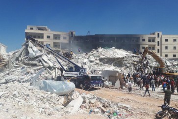 انفجار مستودع أسلحة في إدلب