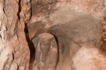 اكتشاف تمثال جديد من الحجر الرملي لأبو الهول في مصر