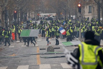 السترات الصفراء احتجاجات باريس