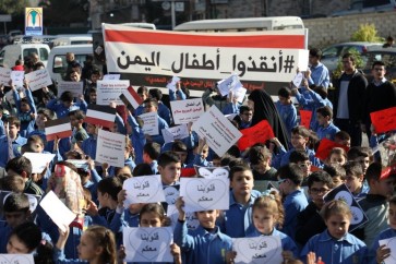 أسبوع التضامن مع أطفال اليمن في مدار س المهدي (ع)