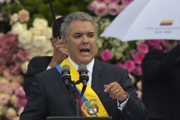 الرئيس الكولومبي إيفان دوكي