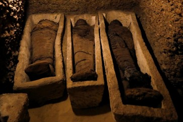 الكشف عن مقبرة تضم 50 مومياء بمنطقة آثار تونا الجبل في مصر