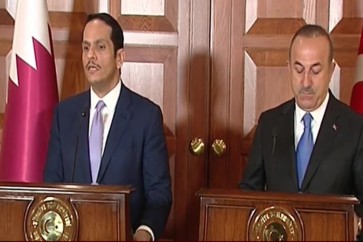وزيرا خارجية قطر وتركيا