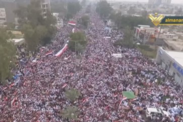 تظاهرة مليونية رفضا للاحتلال الاميركي في العاصمة العراقية بغداد