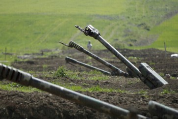 وحدات مدفعية للقوات الأرمنية في إقليم قره باغ
