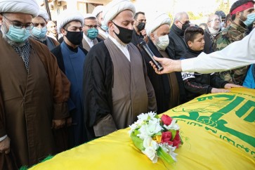 حزب الله يشيع أحد شهدائه في حومين التحتا