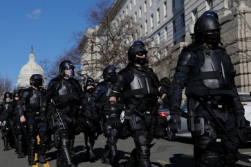 عناصر من شرطة الكابيتول في العاصمة الأمريكية واشنطن
