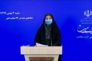 المتحدثة باسم وزارة الصحة الايرانية سيما سادات لاري