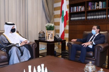 الحريري يستقبل وزير الخارجية القطري