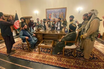 طالبان في القصر الرئاسي
