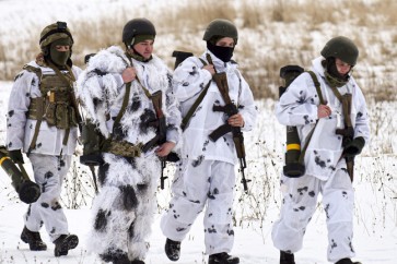 عناصر في القوات الأوكرانية.