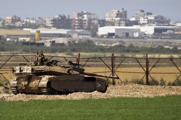 العدو الاسرائيلي على حدود غزة