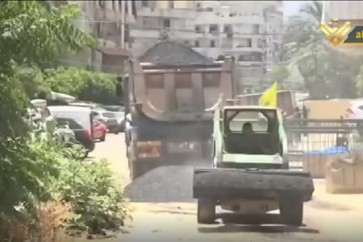 حزب الله يستكمل صيانة الطرقات في الضاحية