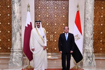 السيسي يصل قطر لأول مرة