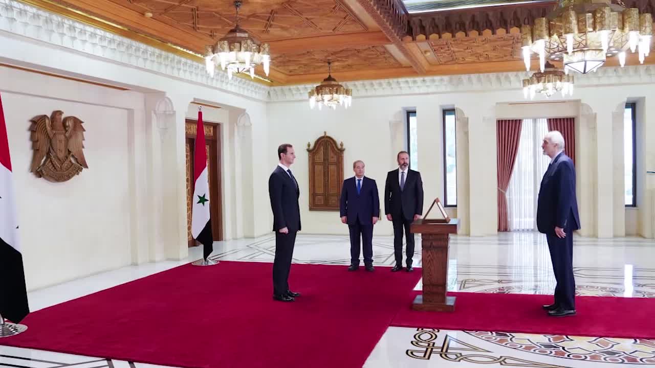 الجعفري يؤدي أمام الرئيس الأسد اليمين القانونية سفيراً لدمشق لدى روسيا