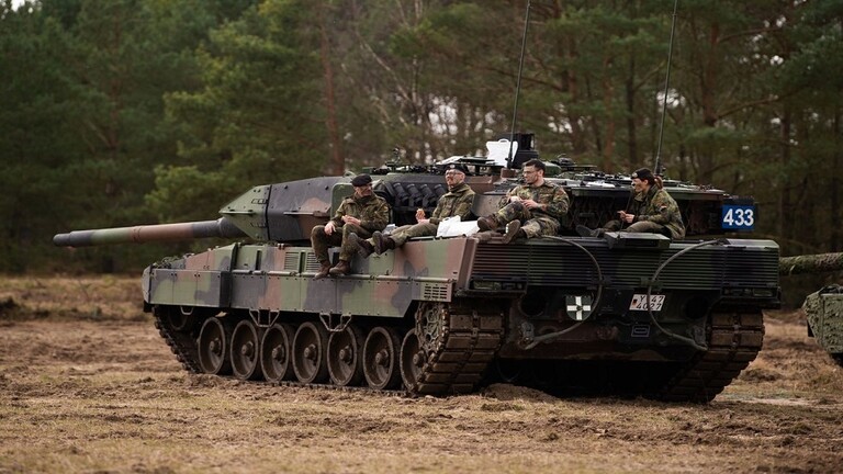 ستلام أوكرانيا 3 دبابات من طراز Leopard 2A6