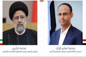 الرئيس المشاط يتلقى برقية تهنئة من الرئيس الإيراني بحلول شهر رمضان