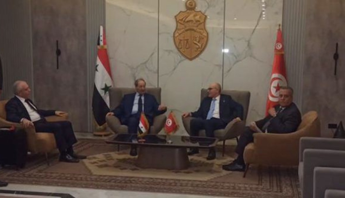 وزير الخارجية السورية فيصل المقداد يزور تونس