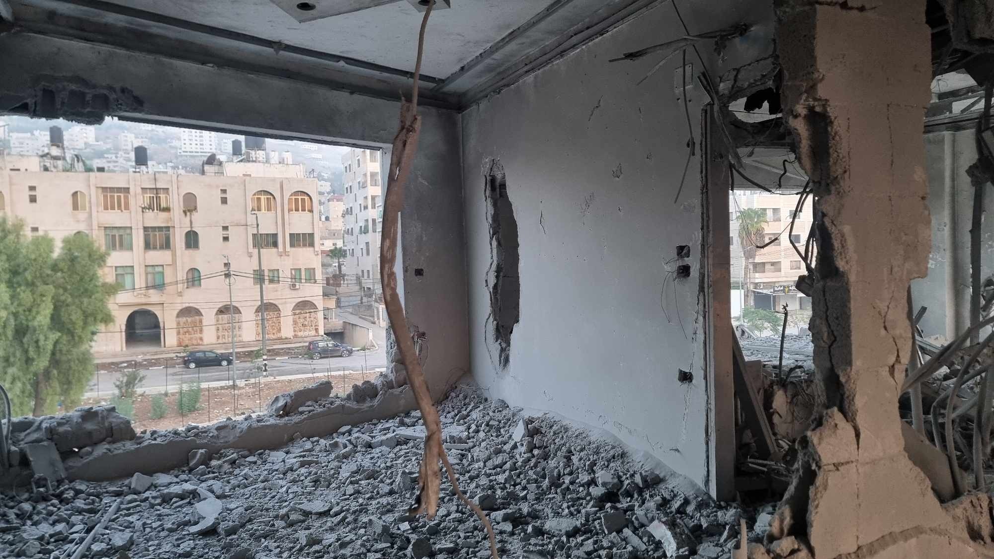 تفجير منزل خروشة في نابلس