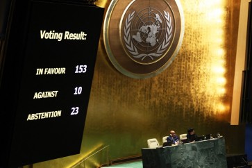 الجمعية العامة للأمم المتحدة تتبنى قراراً يدعو لوقف اطلاق نار فوري في غزة