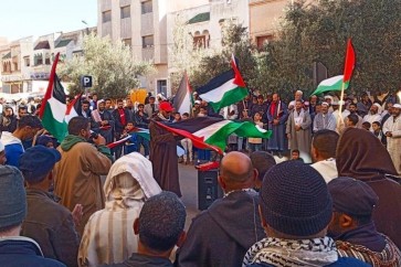آلاف المغاربة يتظاهرون دعما لغزة ورفضا لتهجير الفلسطينيين