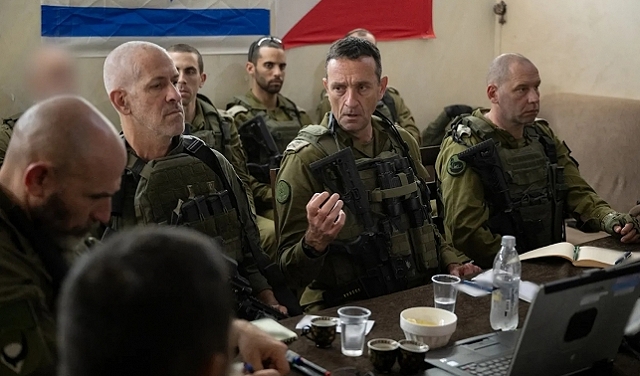 رئيس أركان جيش الاحتلال الإسرائيلي ورئيس "الشاباك" خلال مداولات في قطاع غزة
