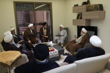 وفد علمائي من حزب الله زار الشيخ عودة